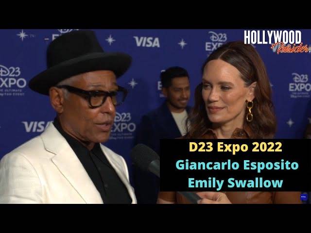 The Hollywood Insider Video Giancarlo Esposito Emily Swallow Interview