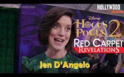 Video: Red Carpet Revelations | Jen D’Angelo – ‘Hocus Pocus 2’