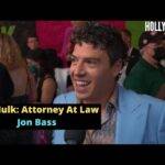 Video: Jon Bass | Red Carpet Revelations at at World Premiere of 'She Hulk: Attorney At Law'