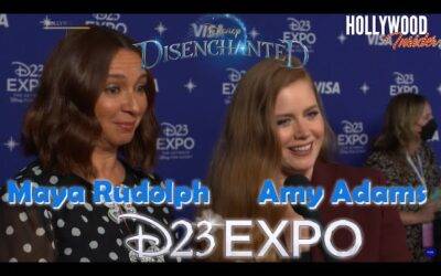 Video: Red Carpet Revelations | Amy Adams & Maya Rudolph on “Disenchanted” at D23 Expo 2022