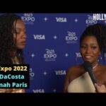 Video: Red Carpet Revelations | Nia DaCosta & Teyonah Parison on 'The Marvels' Reveal at D23 Expo