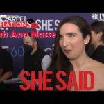 Video: Red Carpet Revelations | Sarah Ann Masse - 'She Said'