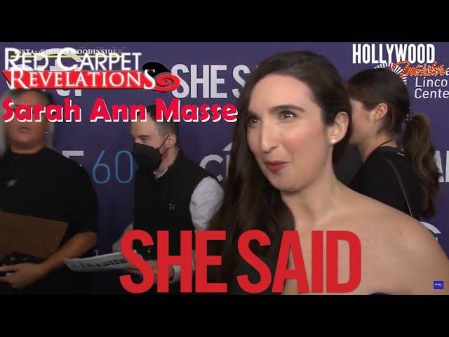 The Hollywood Insider Video Sarah Ann Masse Interview