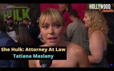 Video: Tatiana Maslany | Red Carpet Revelations at at World Premiere of ‘She Hulk: Attorney At Law’