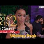 Video: Red Carpet Revelations | Whitney Peak - 'Hocus Pocus 2'
