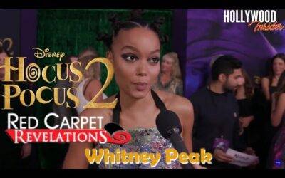 Video: Red Carpet Revelations | Whitney Peak – ‘Hocus Pocus 2’