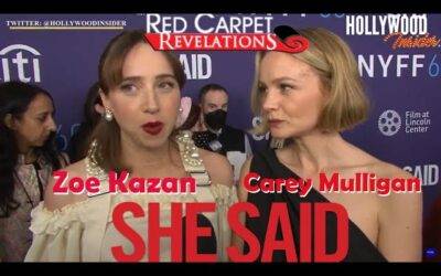 Video: Red Carpet Revelations | Zoe Kazan and Carey Mulligan – ‘She Said’