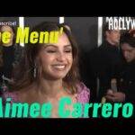 Video: Aimee Carrero 'The Menu' | Red Carpet Revelations