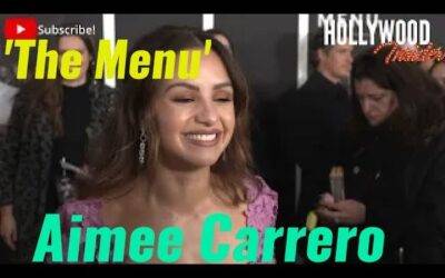 Video: Aimee Carrero ‘The Menu’ | Red Carpet Revelations