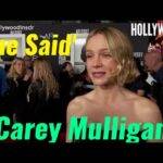 Video: Carey Mulligan 'She Said' Red Carpet Revelations