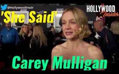 Video: Carey Mulligan ‘She Said’ Red Carpet Revelations