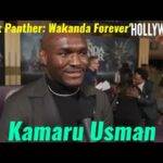 Video: Kamaru Usman 'Black Panther: Wakanda Forever' | Red Carpet Revelations