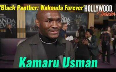 Video: Kamaru Usman ‘Black Panther: Wakanda Forever’ | Red Carpet Revelations