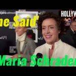 Video: Maria Schrader 'She Said' | Red Carpet Revelations