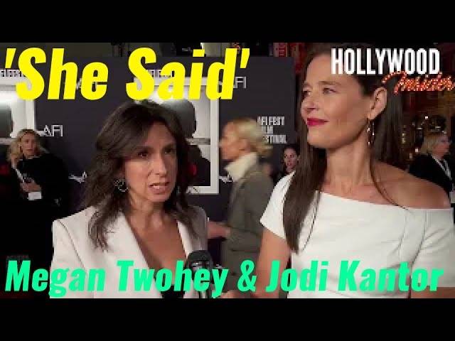 The Hollywood Insider Video Megan Twohey Jodi Kantor Interview
