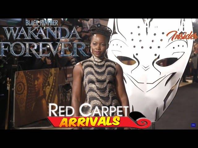 The Hollywood Insider Video Red Carpet Arrivals Black Panther Wakanda Forever