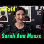 The Hollywood Insider Video Sarah Ann Masse Interview