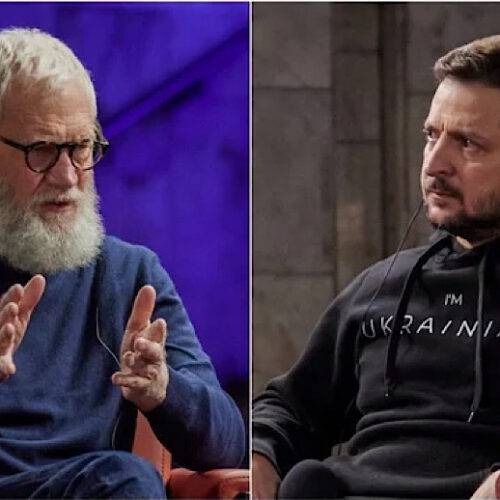 David Letterman’s Newest Next Guest Amidst War: Ukrainian President Volodymyr Zelenskyy