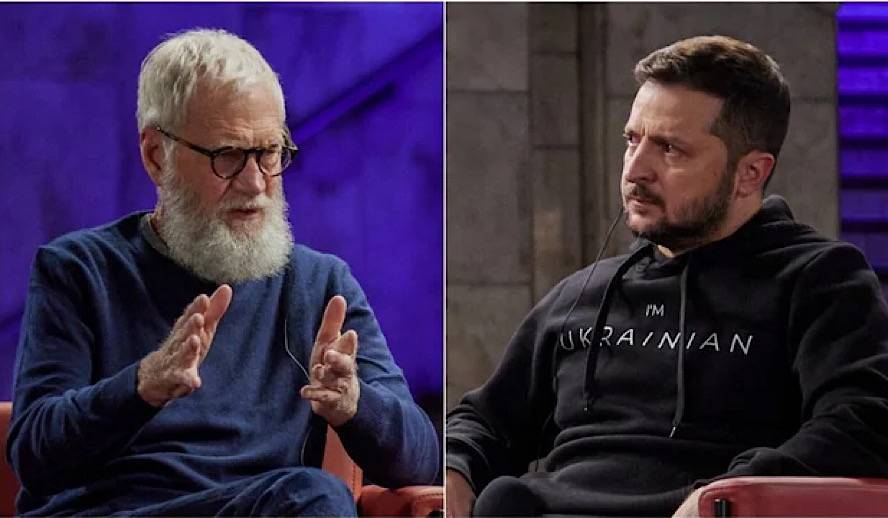 David Letterman’s Newest Next Guest Amidst War: Ukrainian President Volodymyr Zelenskyy