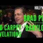 Video: Red Carpet Revelations with Brad Pitt on His New Film 'Babylon'
