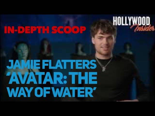 The Hollywood Insider Video Jamie Flatters 'Avatar: The Way of Water' Interview