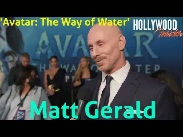 The Hollywood Insider Video Matt Gerald 'Avatar: The Way of Water' Interview