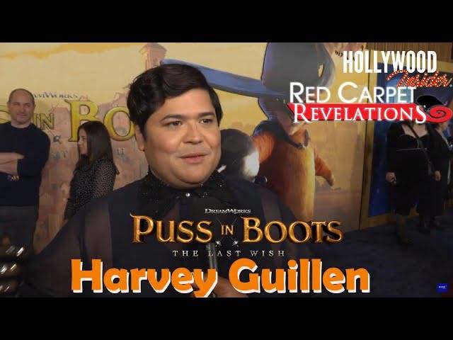 The Hollywood Insider Video Harvey Guillen 'Puss In Boots: The Last Wish' Interview