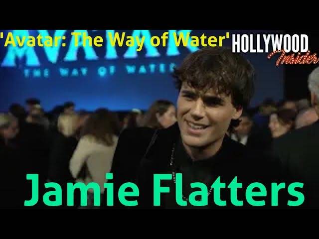 The Hollywood Insider Video Jamie Flatters 'Avatar: The Way of Water' Interview