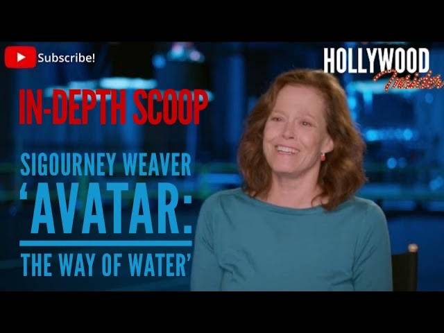 The Hollywood Insider Video Sigourney Weaver 'Avatar: The Way of Water' Interview