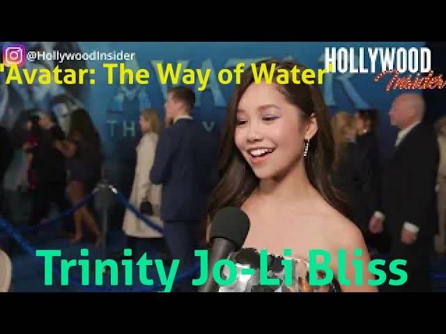 The Hollywood Insider Video Trinity Jo-Li Bliss 'Avatar: The Way of Water Interview