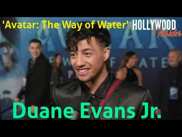 The Hollywood Insider Video Duane Evans Jr. 'Avatar: The Way of Water' Interview