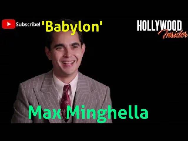 The Hollywood Insider Video Max Minghella 'Babylon' Interview