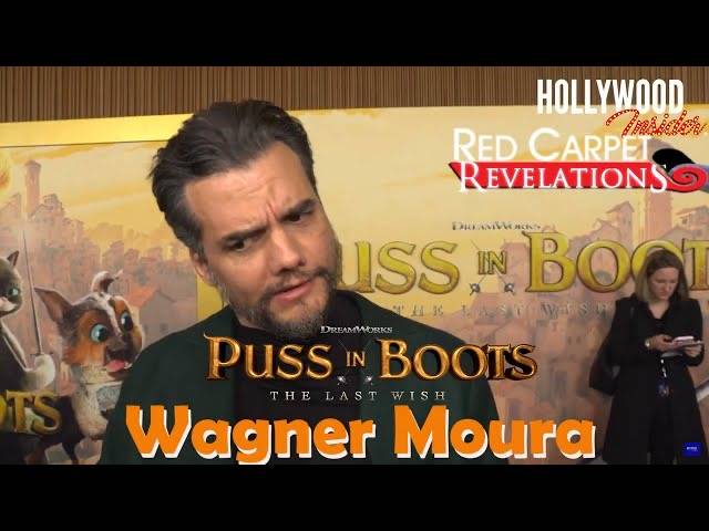 The Hollywood Insider Video Wagner Moura 'Puss In Boots: The Last Wish' Interview
