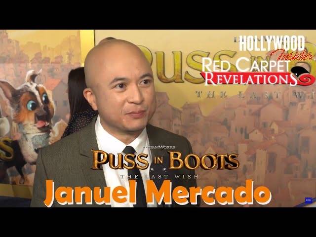 The Hollywood Insider Video Januel Mercado 'Puss In Boots: The Last Wish' Interview