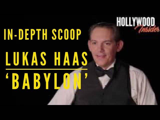 The Hollywood Insider Video Lukas Haas 'Babylon' Interview