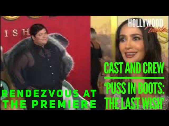 The Hollywood Insider Video Cast and Crew Puss In Boots The Last Wish Interview