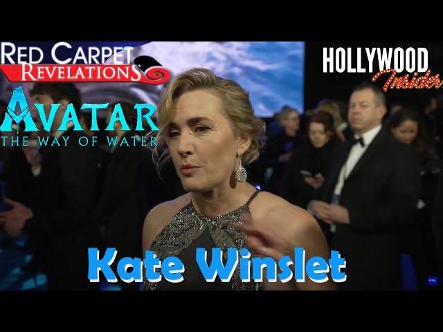 The Hollywood Insider Video Kate Winslet 'Avatar: The Way of Water' Interview