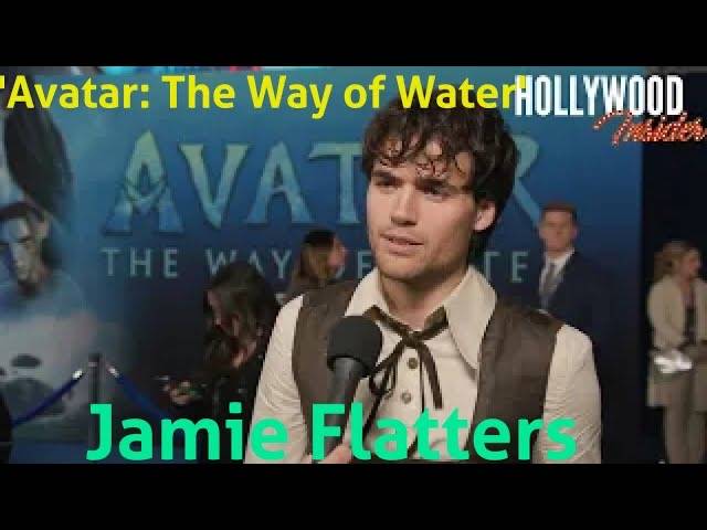 The Hollywood Insider Video Jamie Flatters 'Avatar: The Way of Water' Interview