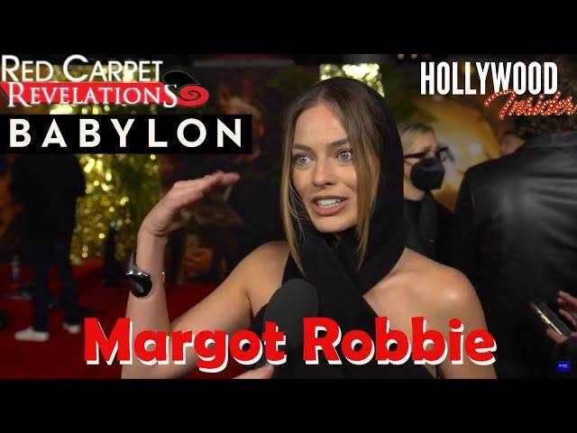 The Hollywood Insider Video Margot Robbie 'Babylon' Interview