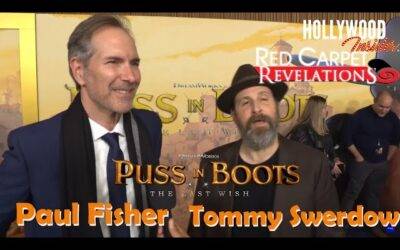 Video: Paul Fisher and Tommy Swerdlow ‘Puss in Boots: The Last Wish’ | Red Carpet Revelations