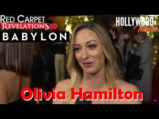 The Hollywood Insider Video Olivia Hamilton 'Babylon' Interview