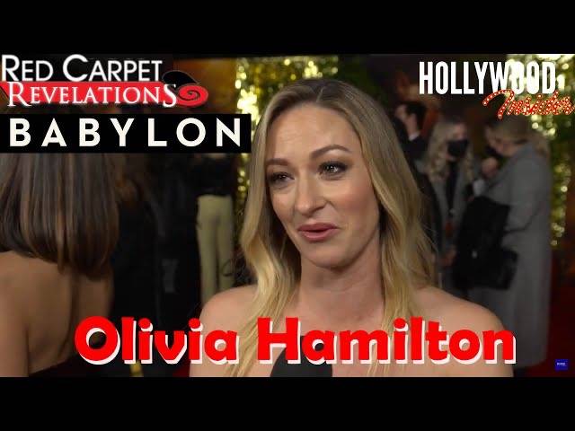 The Hollywood Insider Video Olivia Hamilton 'Babylon' Interview