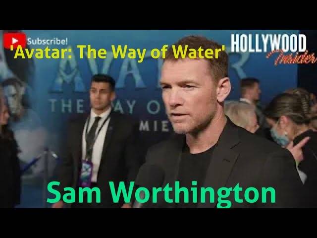 The Hollywood Insider Video Sam Worthington 'Avatar: The Way of Water' Interview