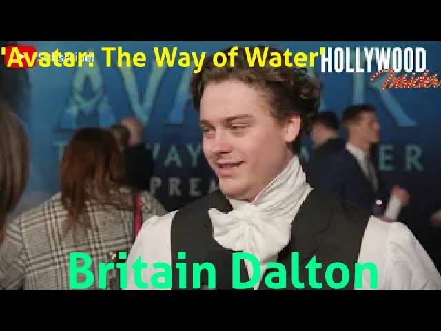 The Hollywood Insider Video Britain Dalton 'Avatar: The Way of Water' Interview