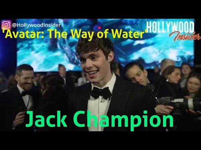 The Hollywood Insider Video Jack Champion 'Avatar: The Way of Water' Interview