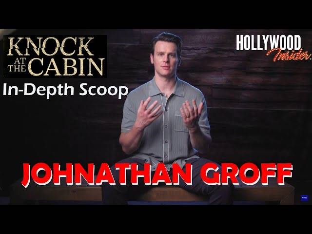 The Hollywood Insider Video-Jonathan Groff-Knock At The Cabin-Interview