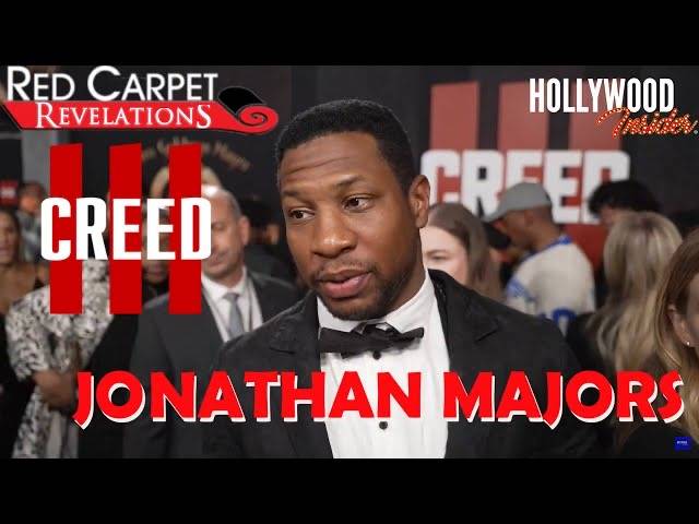 The Hollywood Insider Video-Jonathan Majors-Creed 3-Interview