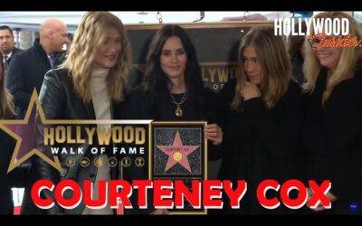 Courteney Cox Walk of Fame Ceremony | Star Unveiling