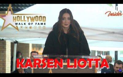 Ray Liotta Walk of Fame Ceremony | Karsen Liotta