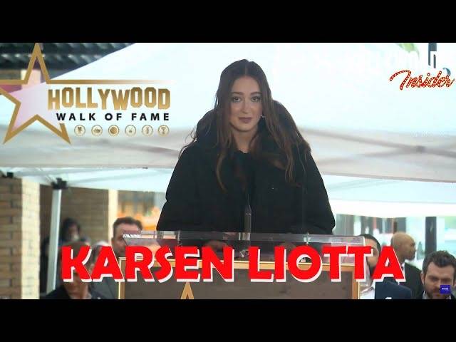 The Hollywood Insider Video-Karen Liotta-Walk of Fame-Interview